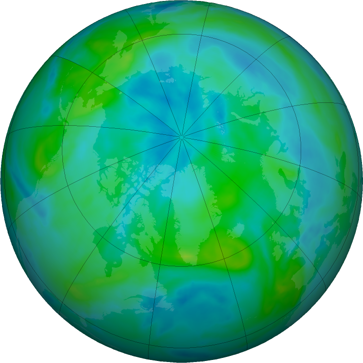 Arctic ozone map for 17 September 2023